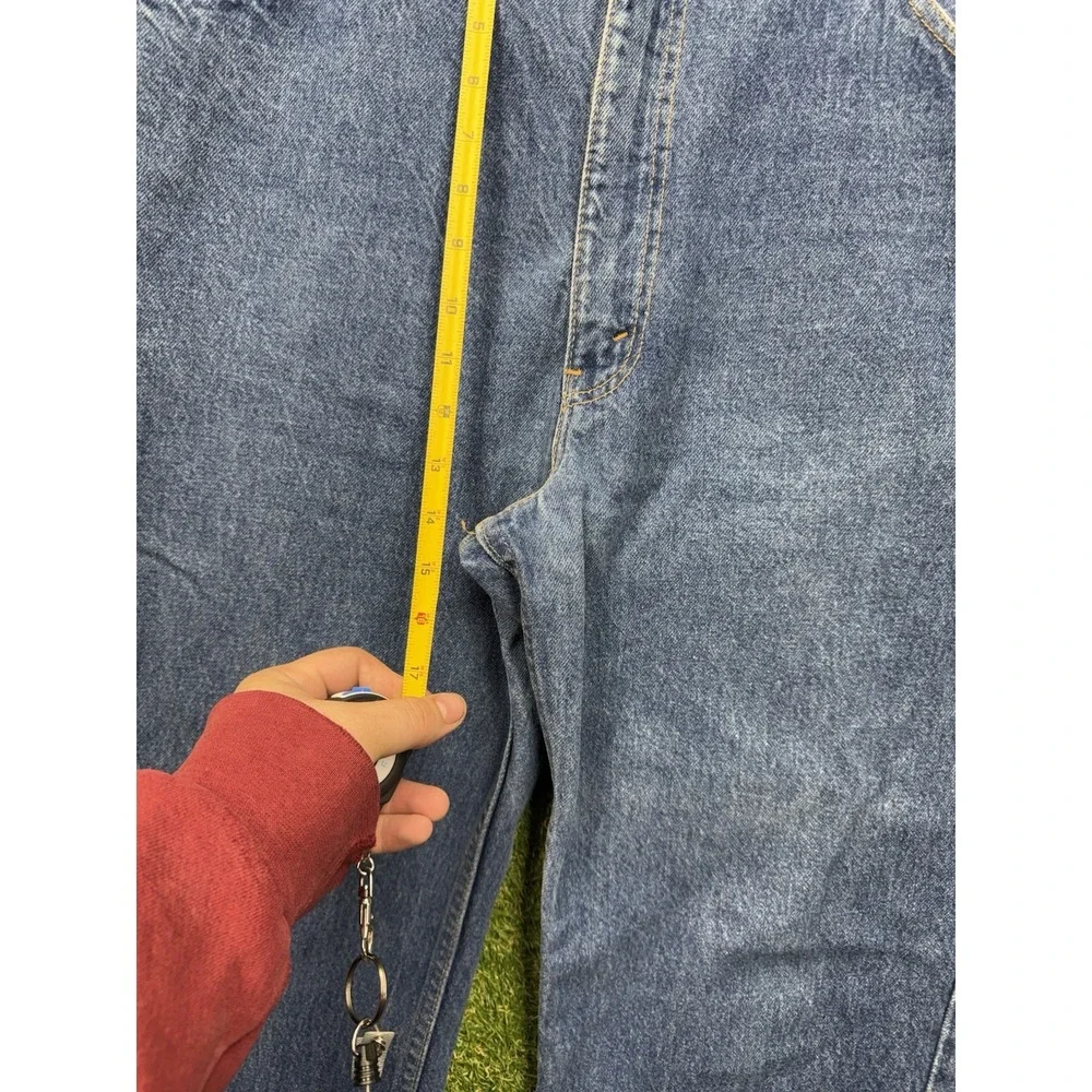 Vintage Levis 509 Jeans Mens 34x32 Orange Tab Denim Dark Wash USA 80s Workwear